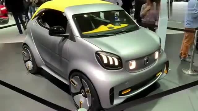 车型鉴赏，实拍奔驰Smart全新概念车，颜值真不赖！