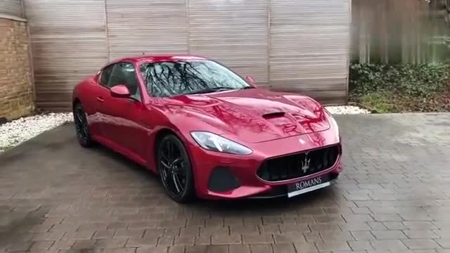 高清实拍玛莎拉蒂GT,轰油门的瞬间霸气十足