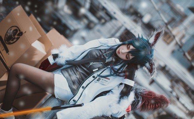 明日方舟 德克萨斯寒冬信使cosplay正片