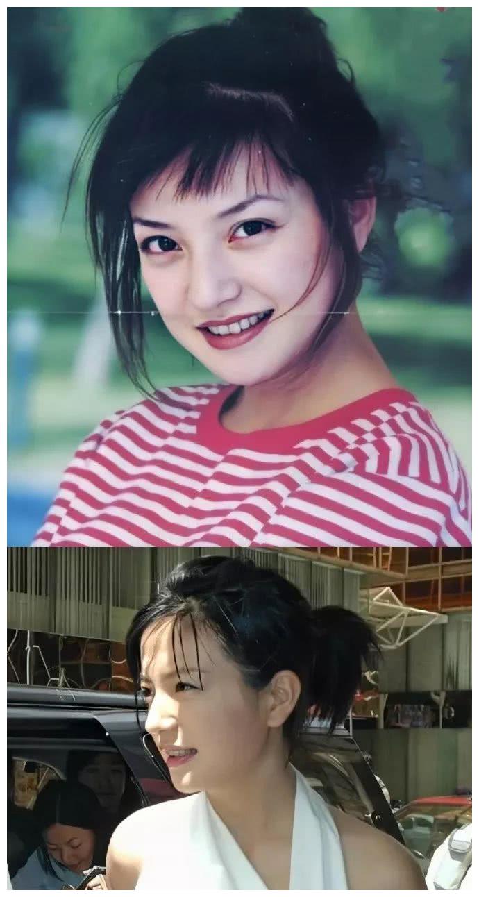 年轻时期的赵薇是纯天然的美啊婴儿肥也很可爱