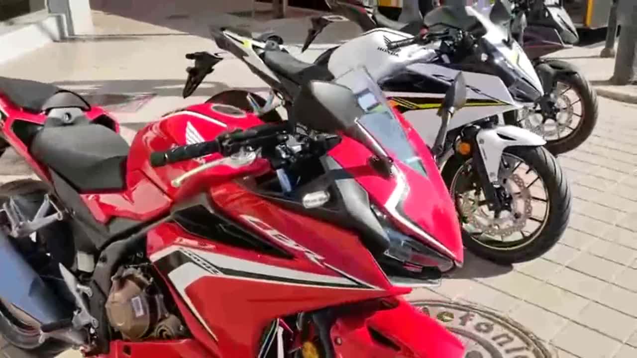 本田2021,cbr500r三种颜色