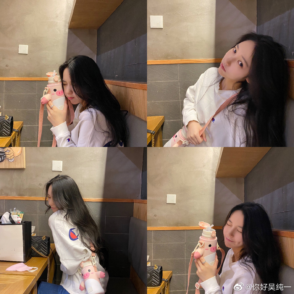 网红美少女你好吴纯一迷人写真美照欣赏