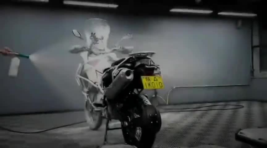 宝马F800GSADV深度清洁还原养护