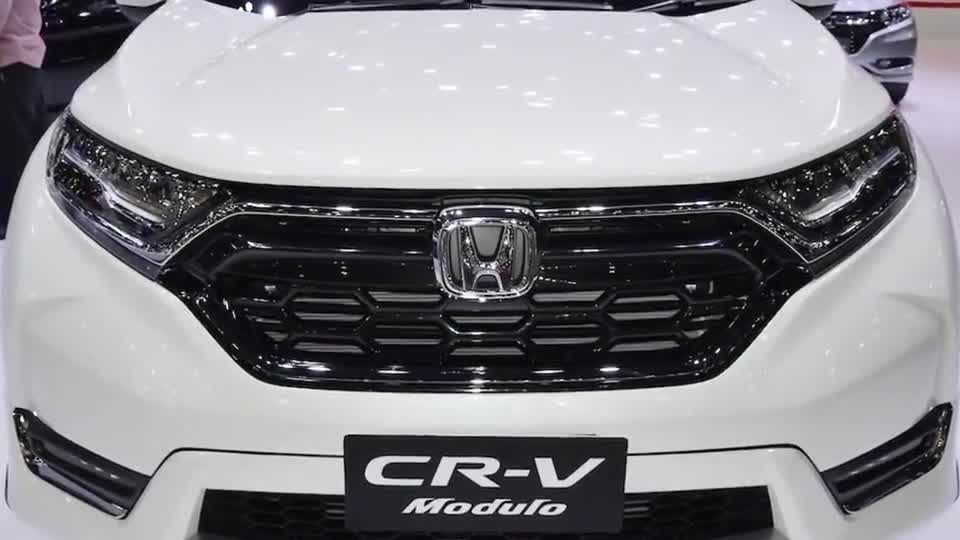 车展本田CR-V，中型SUV中，块头最大的一辆车