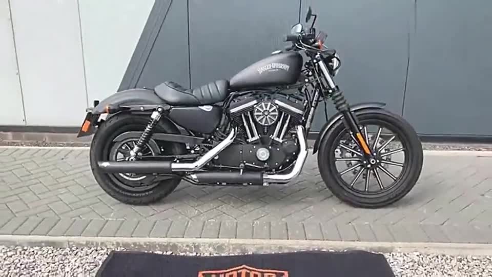 车型鉴赏，实拍哈雷热门车型883，外观声浪全展示