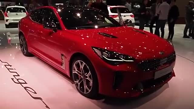 全新起亚Stinger GT实车展示，外观真的很帅气