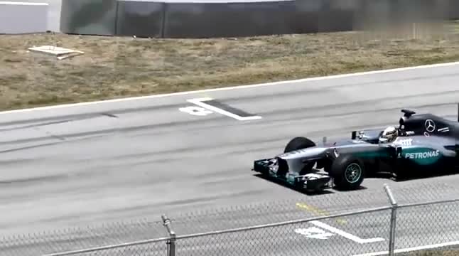 行车记录仪实拍：摩托车和F1比赛，F1赛车：让你先跑500米