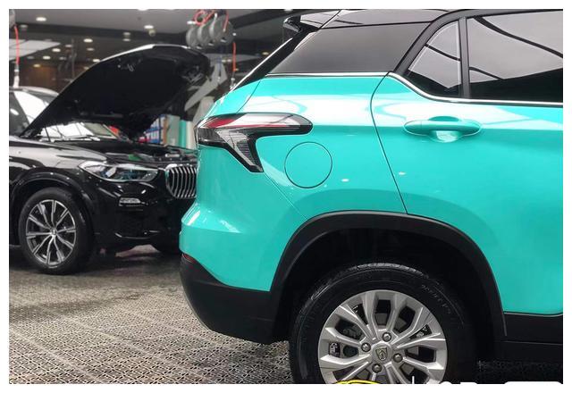 宝骏510改色贴膜,宝骏510全车改色贴膜 ichangericr改变者改色膜宝骏510车身贴膜水晶蒂芙尼