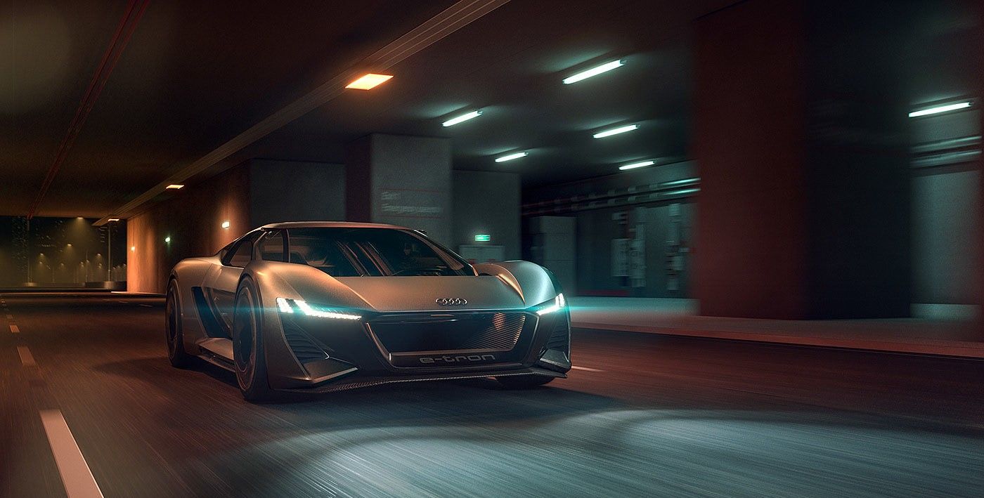 奥迪PB18 E-Tron电动未来——伴您上下班，让您再也不孤单~