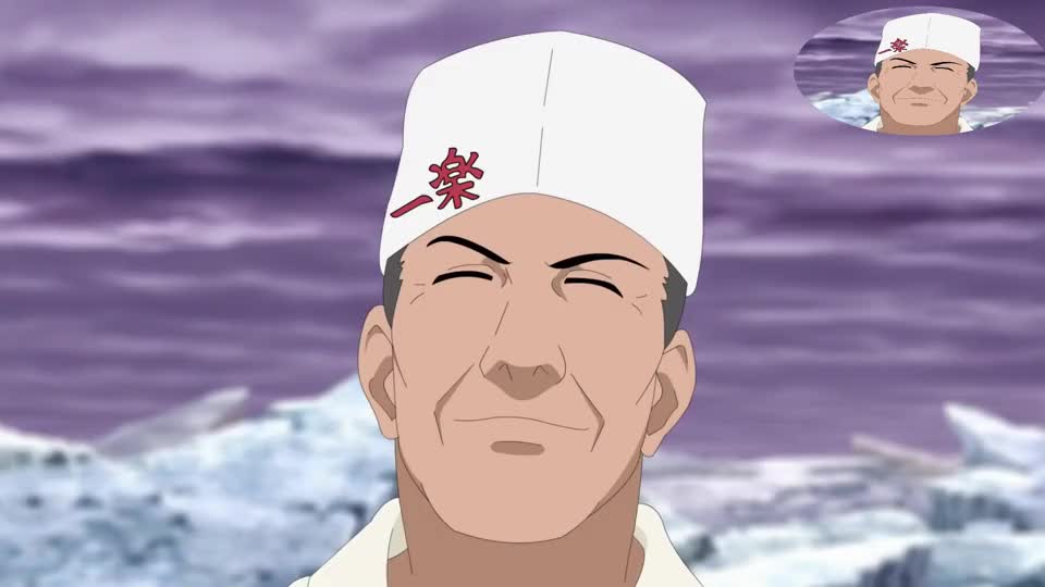 火影忍者:拉面男一乐大叔vs大筒木一式,这耍猴呢?