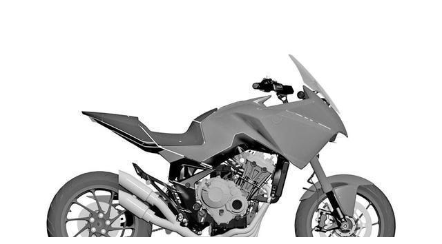 本田CB650X初具端倪四缸ADV专利设计还有待完善