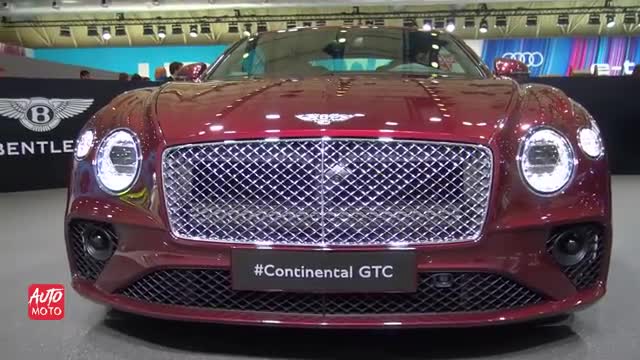 全新宾利Continental GTC亮相海外车展，这才是老板的座驾