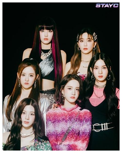 韩国新人女团stayc(裴秀敏,朴莳恩,李彩映,尹世恩,沈知允,张艺恩)终于