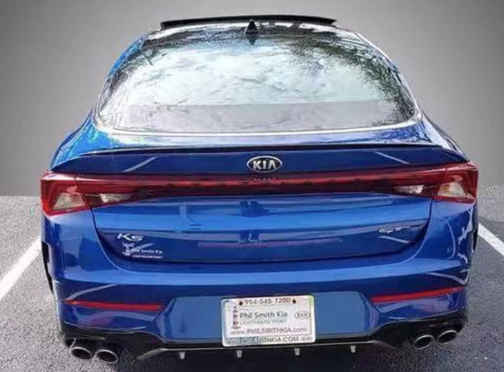 全新起亚k5 gt车型实拍图曝光 搭2.5t 四驱
