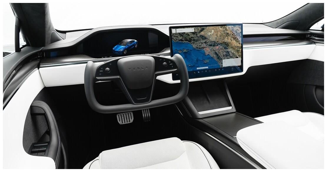 特斯拉2022大改款,model3换代2023 特斯拉又"进化"了,2022款model s亮相,内饰更科幻