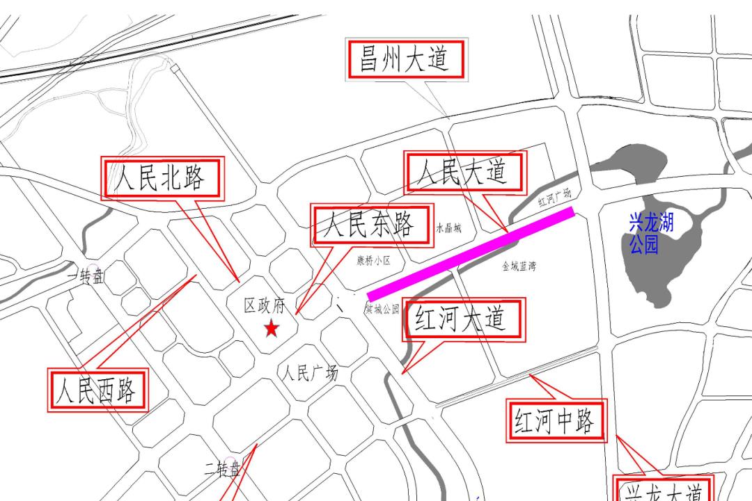 正式动工永川人民广场片区首批改造地段出炉