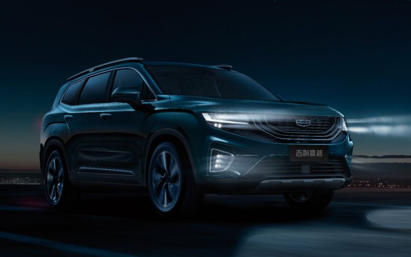 吉利豪越预计4月28日云车展发布，配置LED后视镜+矩阵大灯