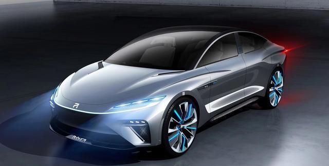 R标首款旗舰概念车荣威R-Aura Concept整车外观图曝光！