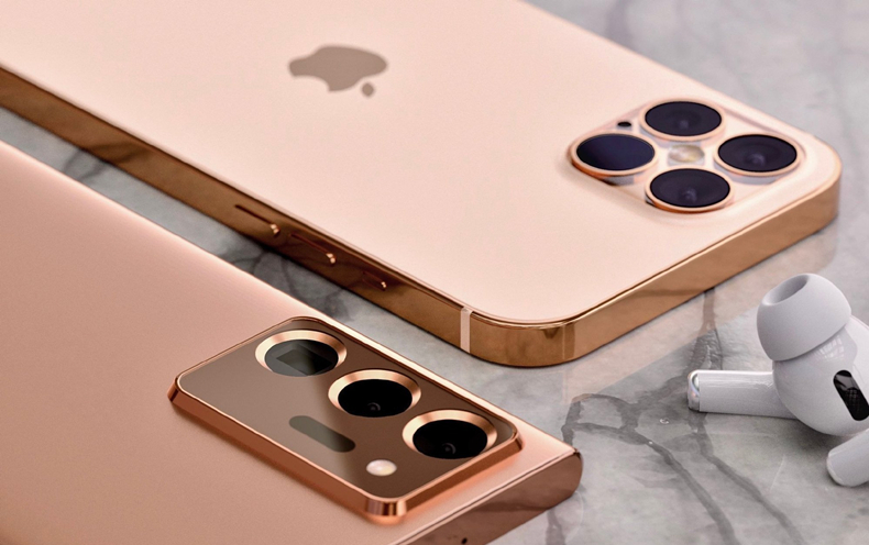 苹果12Promax金色,苹果12promax黑色 iphone12靓照曝光,六版本学华为机海战术?为啥a14备货