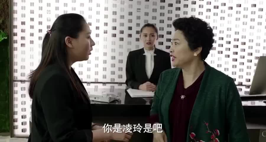 凌玲装成贤妻良母,子君妈去公司一闹,凌玲多年养的形象瞬间崩塌