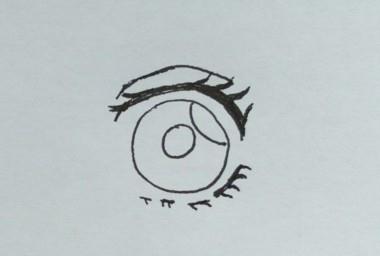 动漫人物眼睛画法,画动漫人物眼睛的步骤
