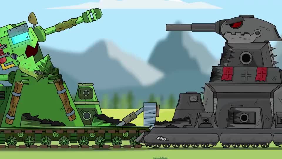 坦克世界动画:kv45的内战