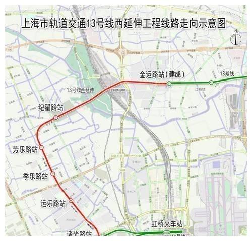 上海轨道交通13号线西延段照顾生活区过多地铁站周围还有住宅