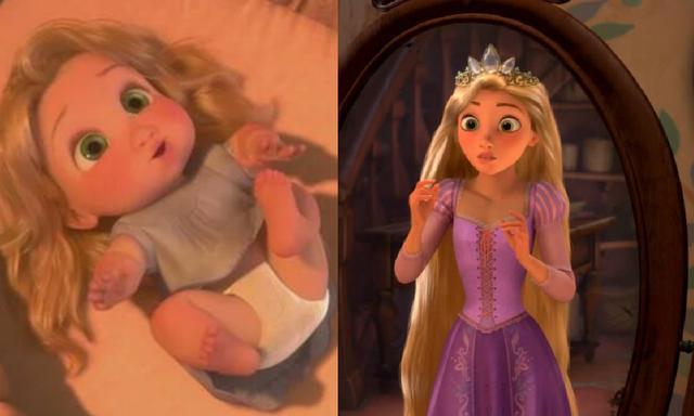 迪士尼公主的成长史,乐佩秀发变长,安娜古灵精怪