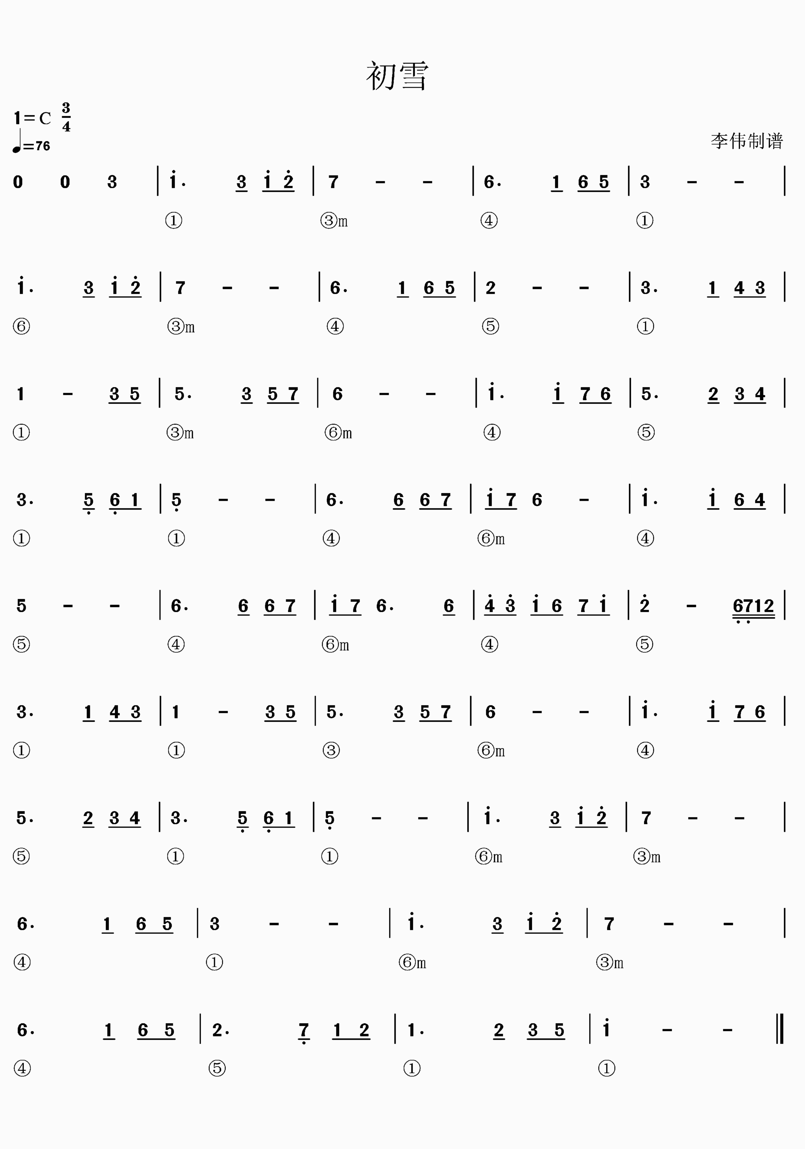班得瑞bandari轻音乐简谱精选