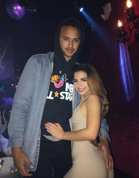 曾来中国寻亲的nba球员,女友还是超模级别的女神