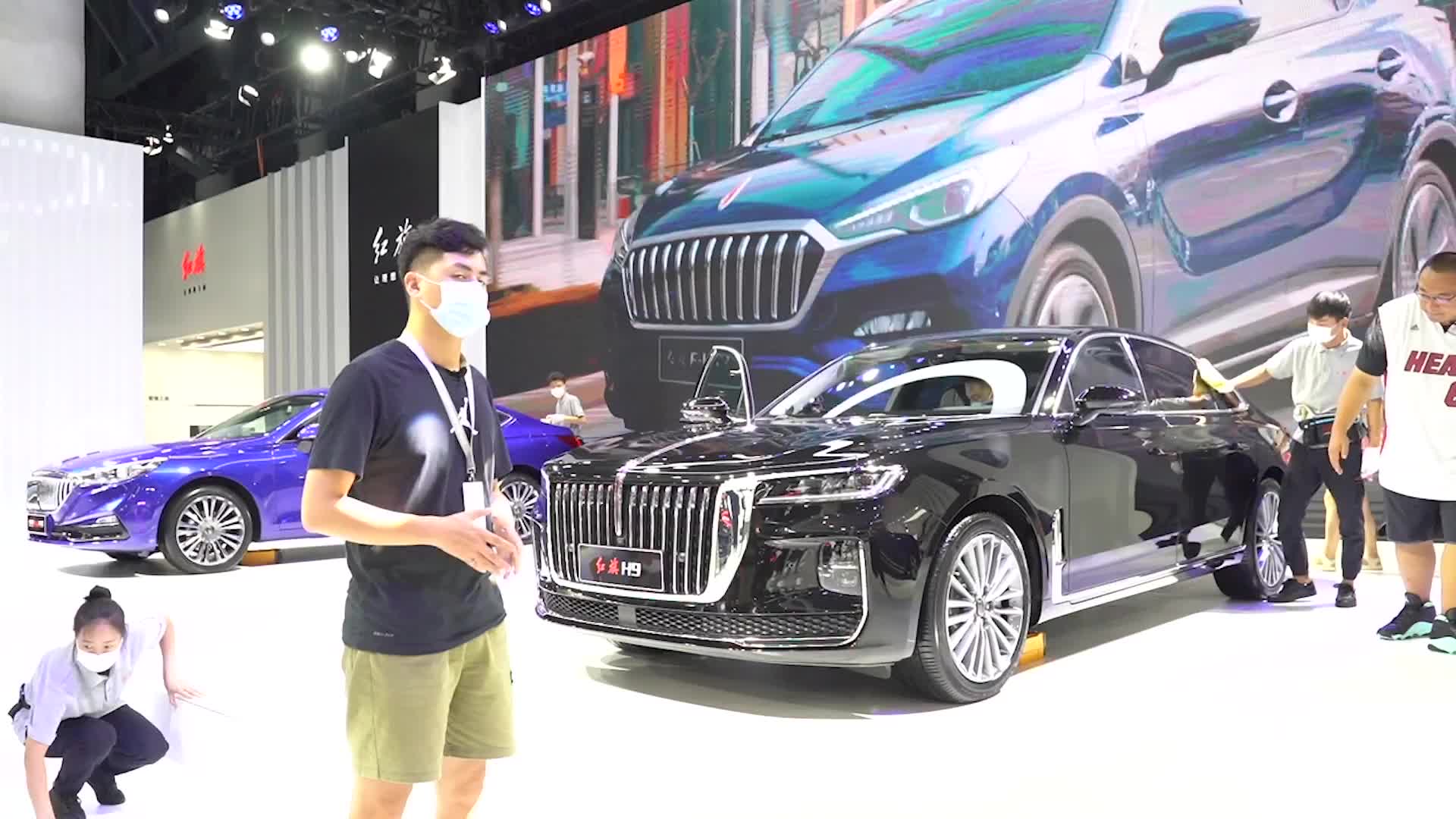 红旗H9成都车展实拍，红旗终于有了我们想象的模样