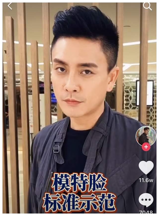 40岁黄宗泽酷爱"背头"发型,两边铲光很清爽,尽显轻熟帅气感