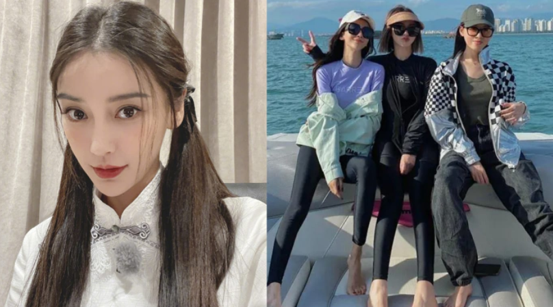 angelababy的闺蜜,angelababy的头像 angelababy与闺密出海游玩秀出迷人马甲线