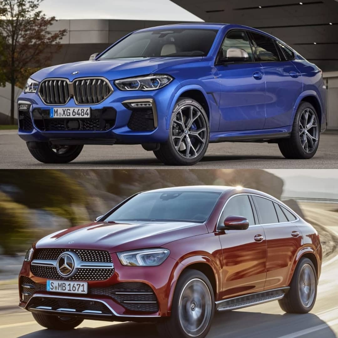 全新宝马x6对比奔驰gle coupe 豪华的轿跑suv