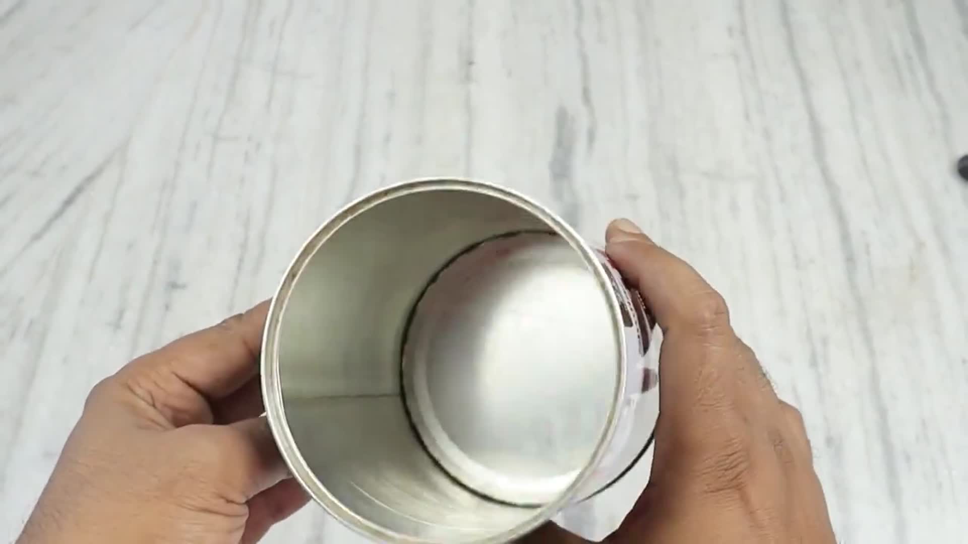 用小铁罐制作迷你电炉