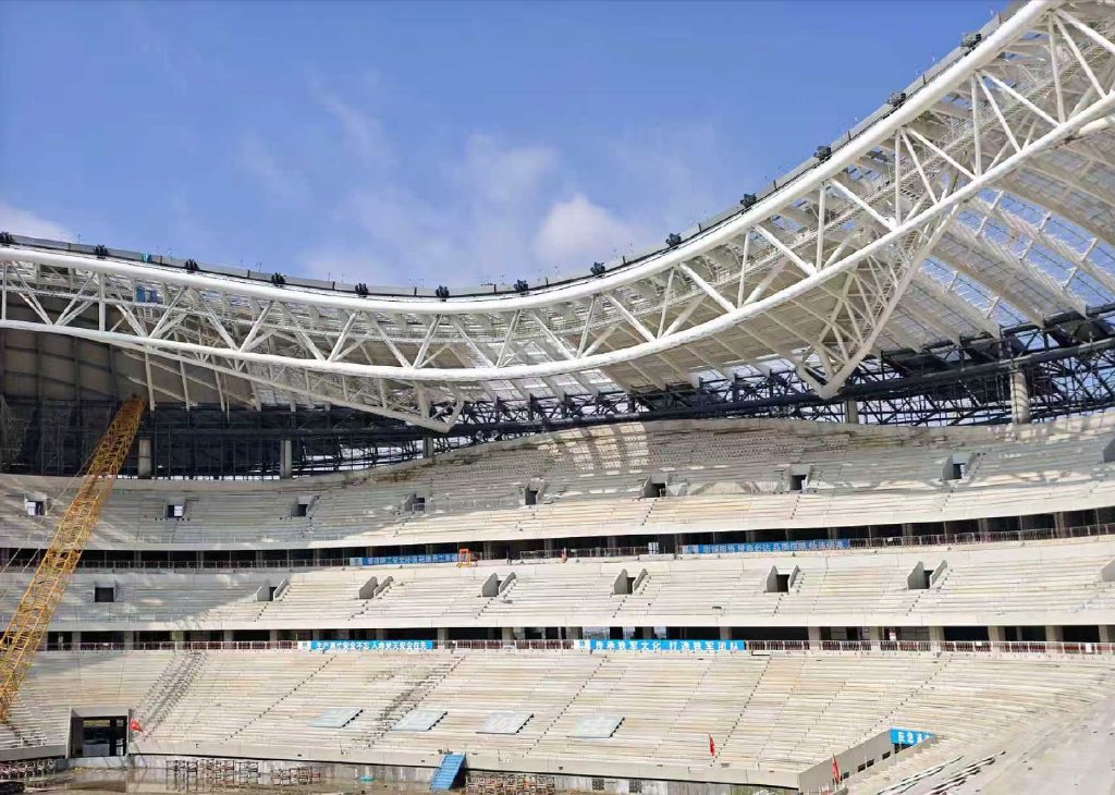 倒计时1年！山东泰山新主场最新效果，6万人座位，造极致观赛体验