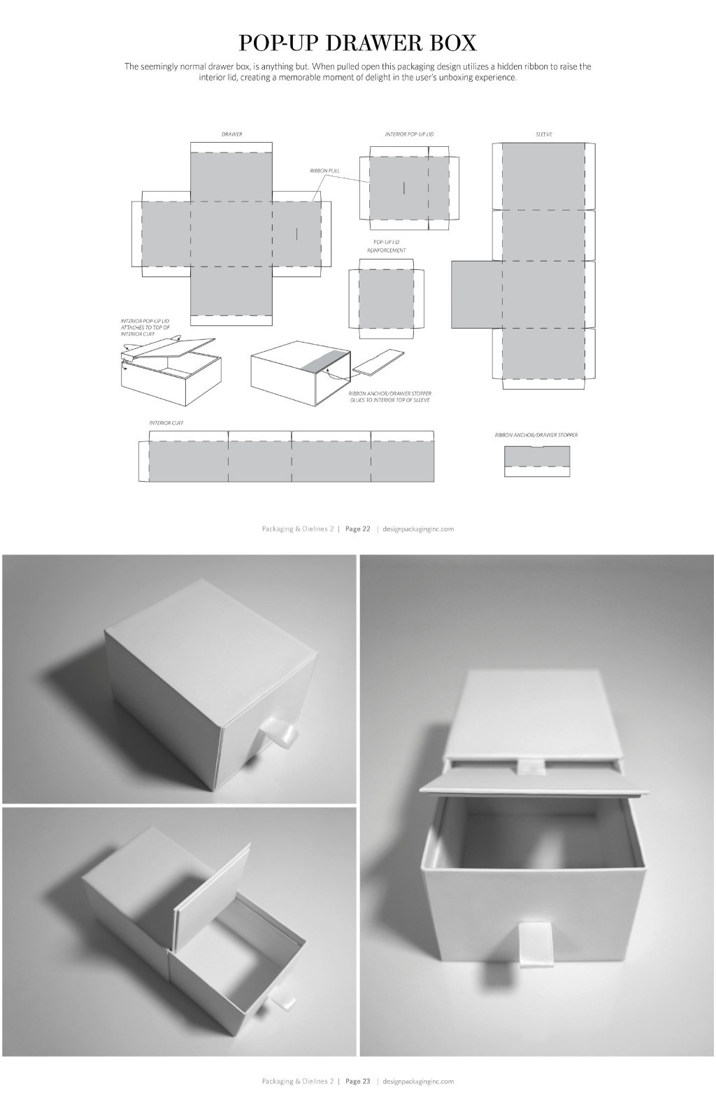 一组包装盒型版式刀模设计图转需