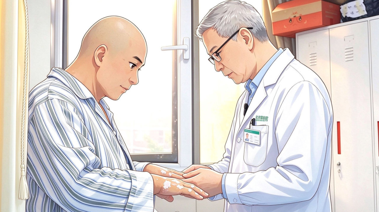 白癜风照光后发红发痒正常吗？北京国丹医院说明白