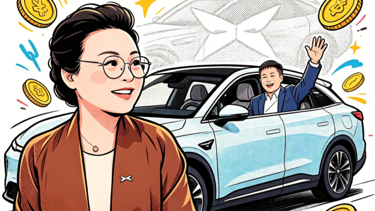 何小鹏赌对了，8600万留住王凤英，三年狂卖76万辆