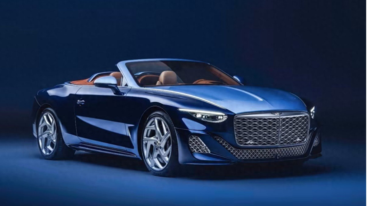 宾利发布全新敞篷跑车，长超5米3，配6.0T W12发动机，外观很惊艳