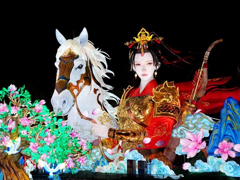自贡灯会“花木兰”诞生记