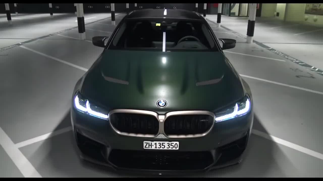 2021款宝马m5cs635hp声浪展示外观以及内饰浏览