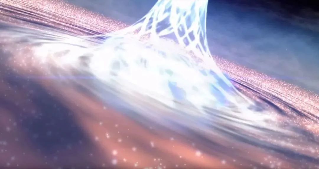 黑洞类星体等离子喷流, 是直直地喷出吗?不,是喇叭裤状喷出!