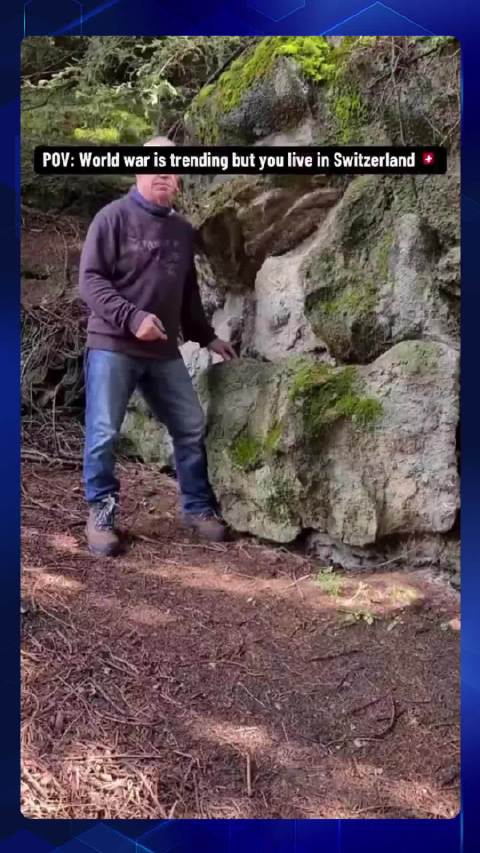 建于悬崖上的瑞士阿尔卑斯碉堡