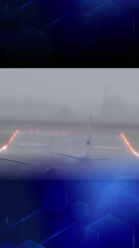 荷航波音737在纽卡斯尔机场遭遇强侧风起飞