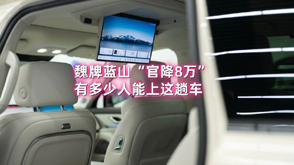 魏牌蓝山用降价8万 考验“用户忠诚度”