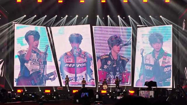 乐队F4张桂源 杨博文 陈奕恒 陈浚铭 演唱会