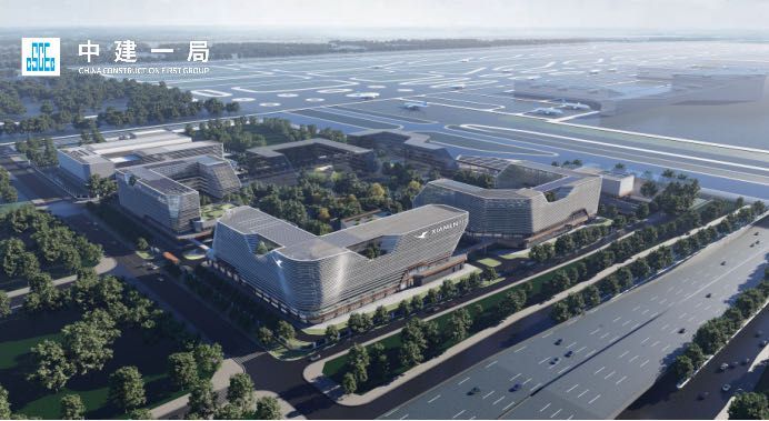 中标厦航翔安新生产基地!中建一局助力厦门培育千亿临空产业集群|厦航|安新|中建_新浪新闻