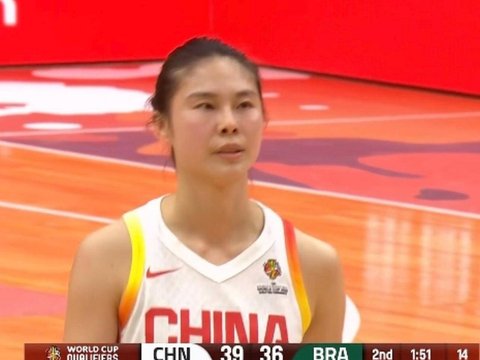 随着一场12分胜利，中国女篮打败巴西！王思雨17分，韩旭22分