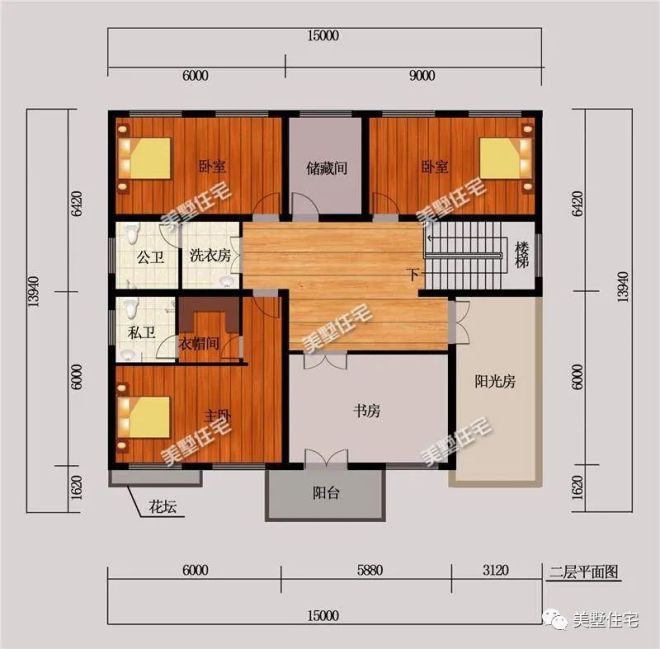 15x10米农村房屋设计图,农村一层别墅设计图纸 正流行的8栋二层别墅,最后两栋开间10米,好房子魅力就